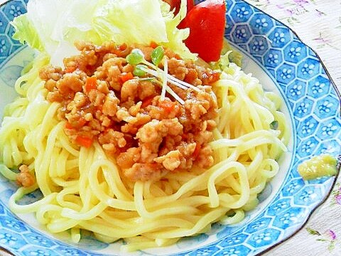 わさびで爽やか！ジャージャー麺風～混ぜそば